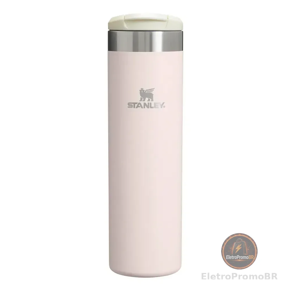 Garrafa Térmica Aerolight Transit Stanley Quartzo Rosa 591ml Rose Quartz (rosa Claro) .