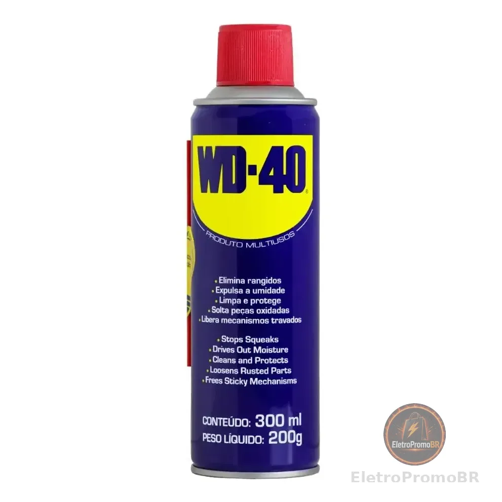 Wd40 Spray Multiusos Desengripa Lubrifica 300ml