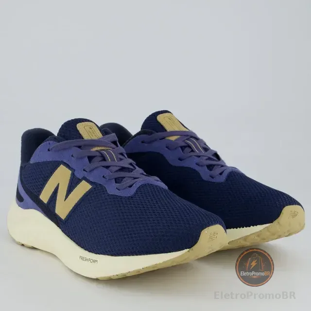 Tênis New Balance Fresh Foam Arishi V4 Azul E Roxo
