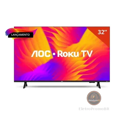 Smart Tv Aoc Dled 32 Wi-fi Roku Tv Quad Core 32s5155/78g