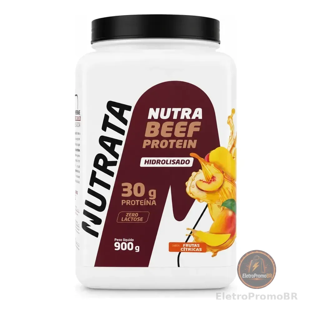 Beef Protein Nutrata 900g Proteína Da Carne Frutas Tropicais