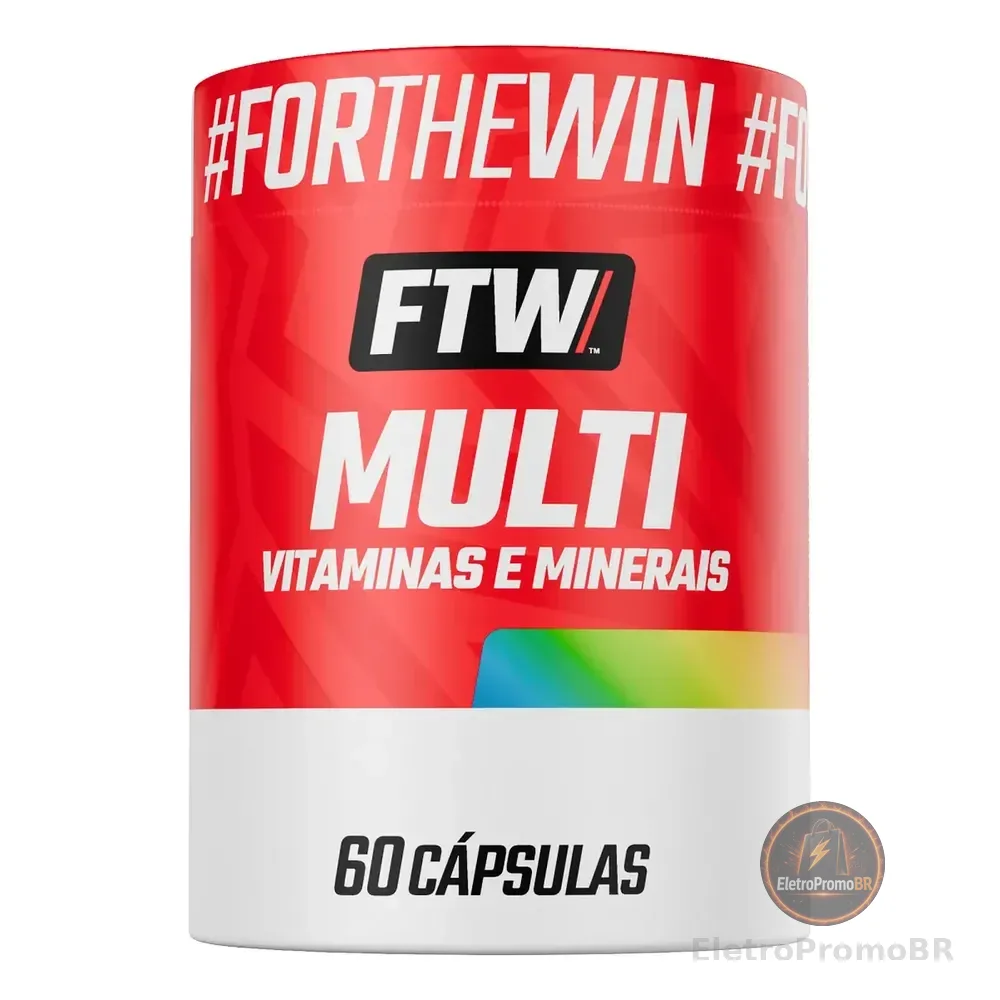 Multi Vitaminas E Minerais Pote 60 Cápsulas - Ftw Sem Sabor