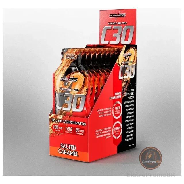 Integralmedica Energy Gel Vo2 C30 Com Cafeína - 10 Unidades