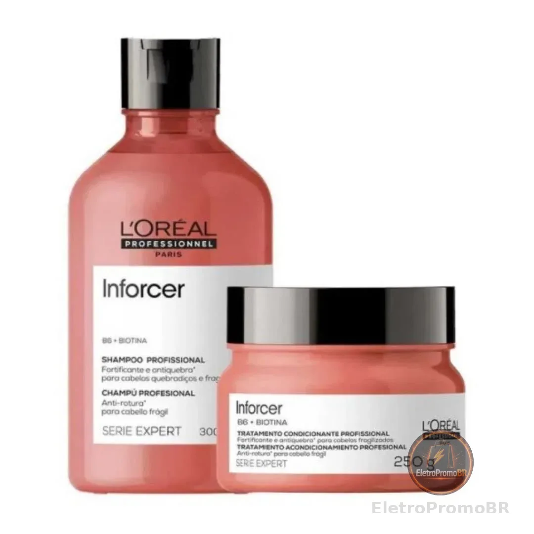 L'Oréal Professionnel Kit Inforcer Shampoo + Máscara de Tratamento Serie Expert, L´Oreal Professionnel Paris