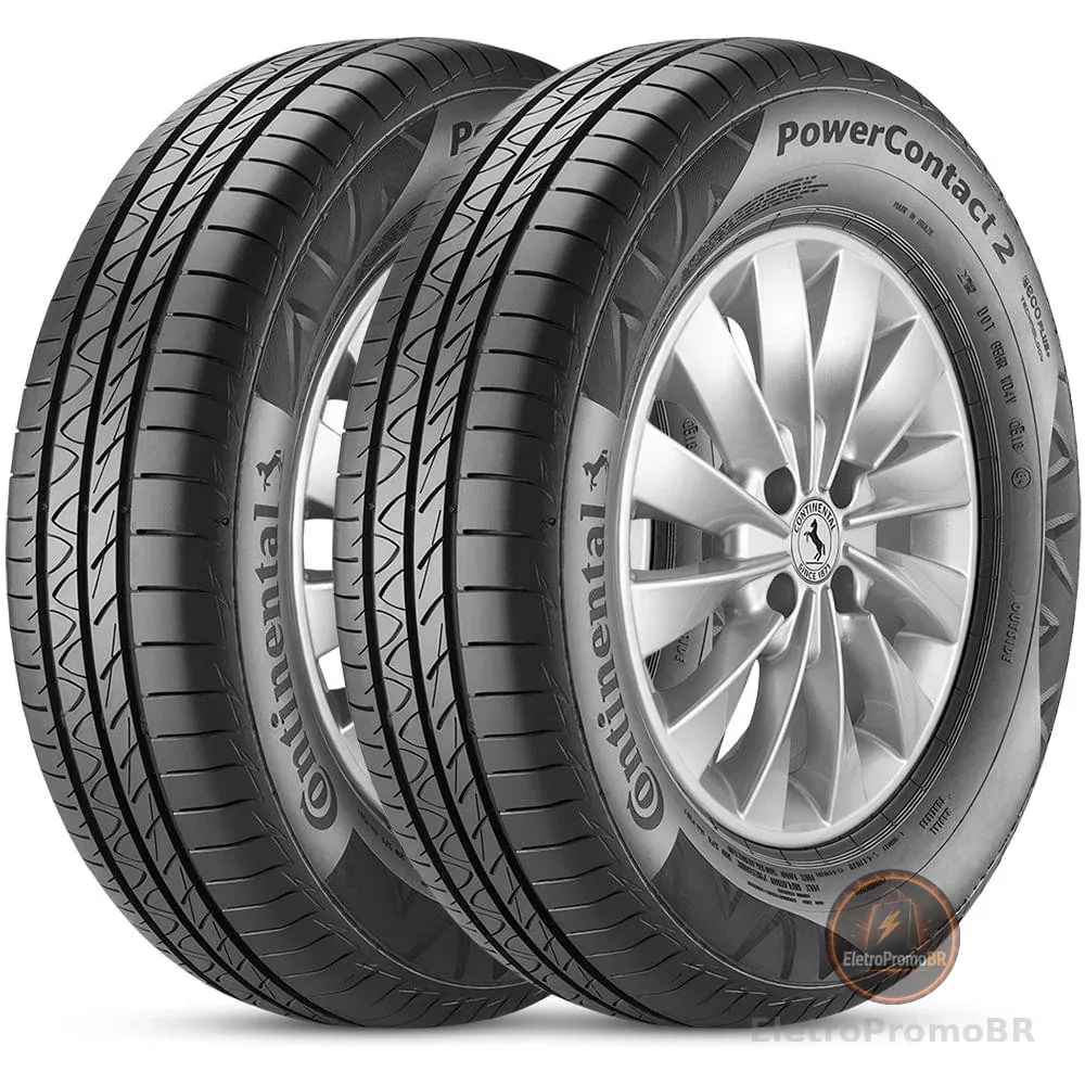 Kit 2 Pneu Continental 175/65r14 82t Power Contact 2