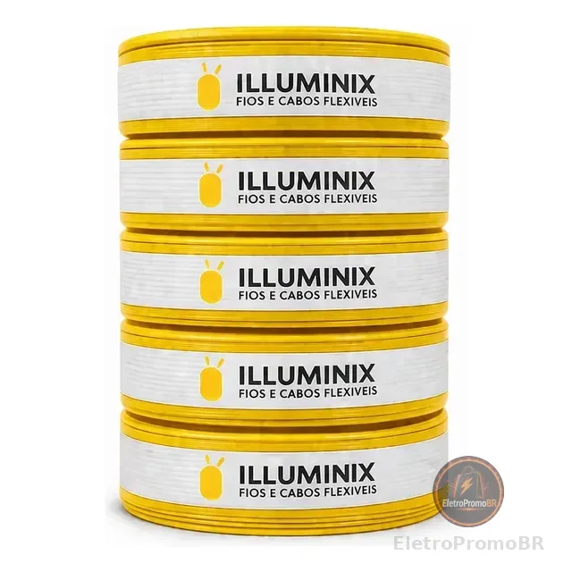 Cabo Flexivel 2,5mm Rolo Com 100 Metros 750v Fio Unipolar