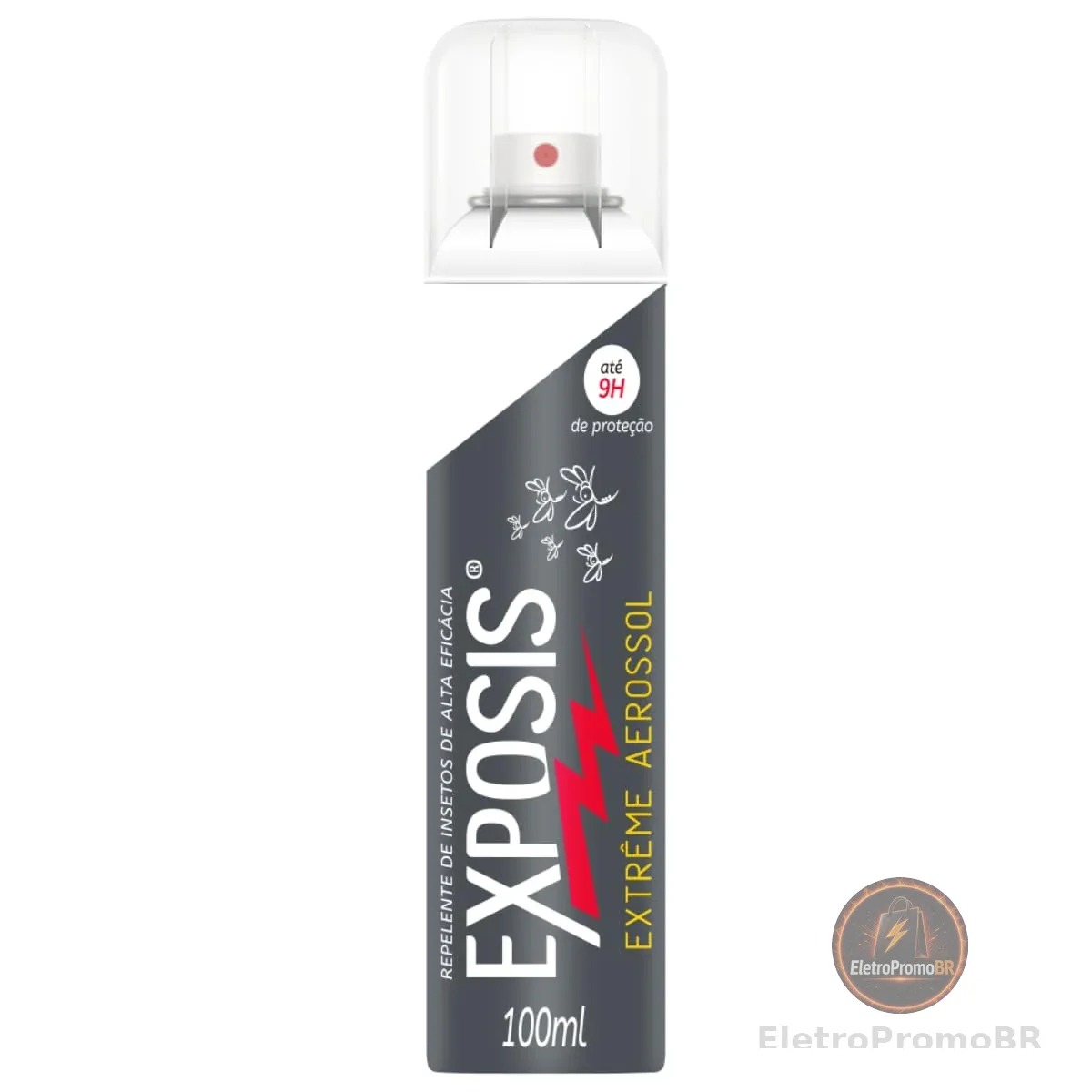 Exposis Extreme, Repelente Aerosol de Mosquitos, com Icaridina, Até 10h de Proteção, 100ml