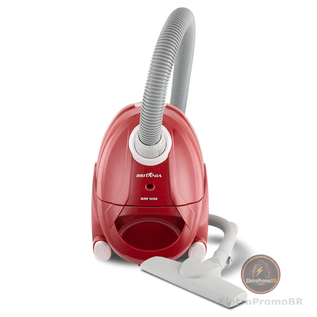 Aspirador de Pó Britânia 2 tubos prolongadores 1250W Bas1430
