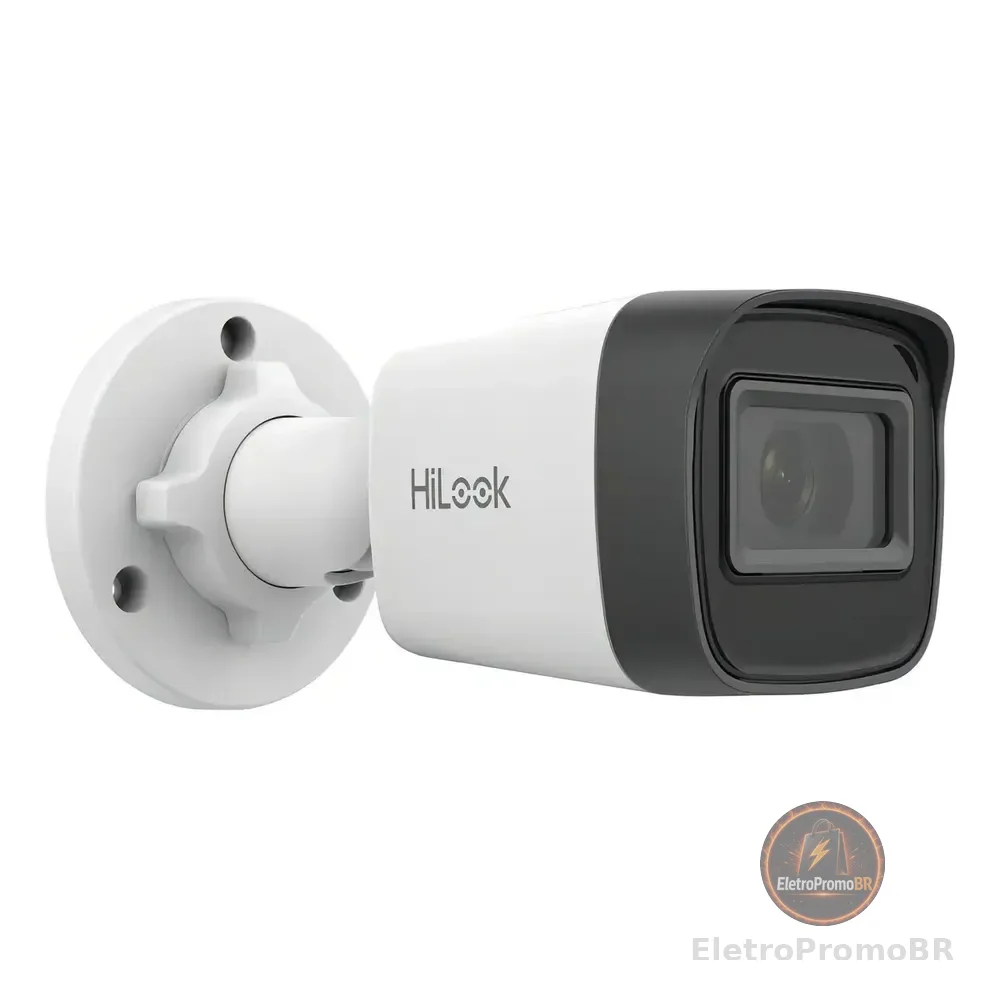 Câmera Residencial Infravermelho Ip Bullet Hilook By Hikvision Ipc-b121h-c(2.8mm) Branco