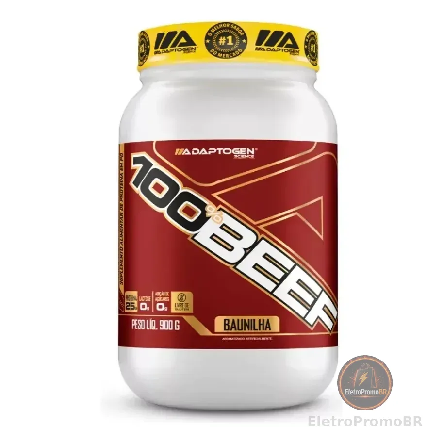 100% Beef 900g Adaptogen  Baunilha