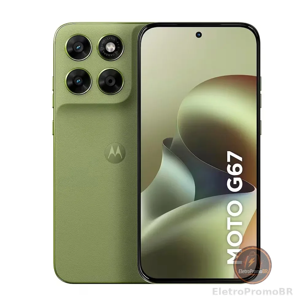 Smartphone G67 6.8 256GB 5G Cmera Dupla 50MP Artic Seal