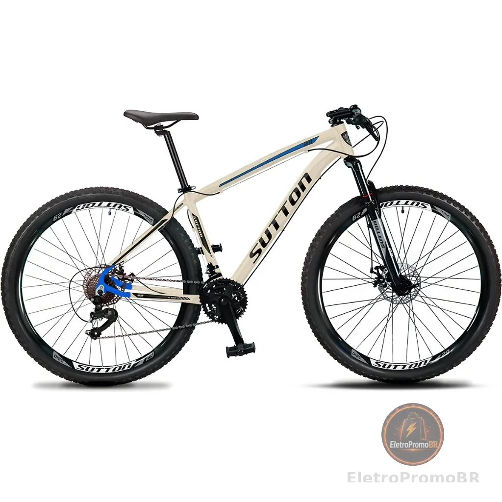 Bicicleta Aro 29 Sutton 24V index Freio Disco Alumínio Suspensão Aero MTB Sprint MX7