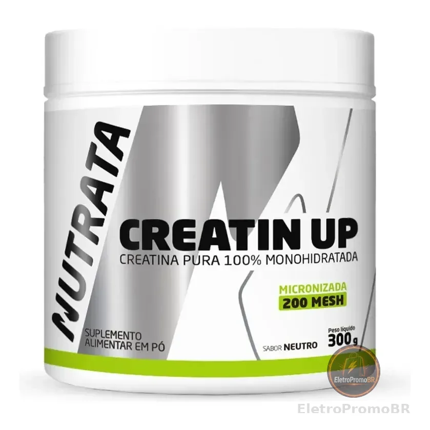 Creatin Up 300g Nutrata Suplemento Creatina Monohidratada Força Energia Desempenho Sem Sabor
