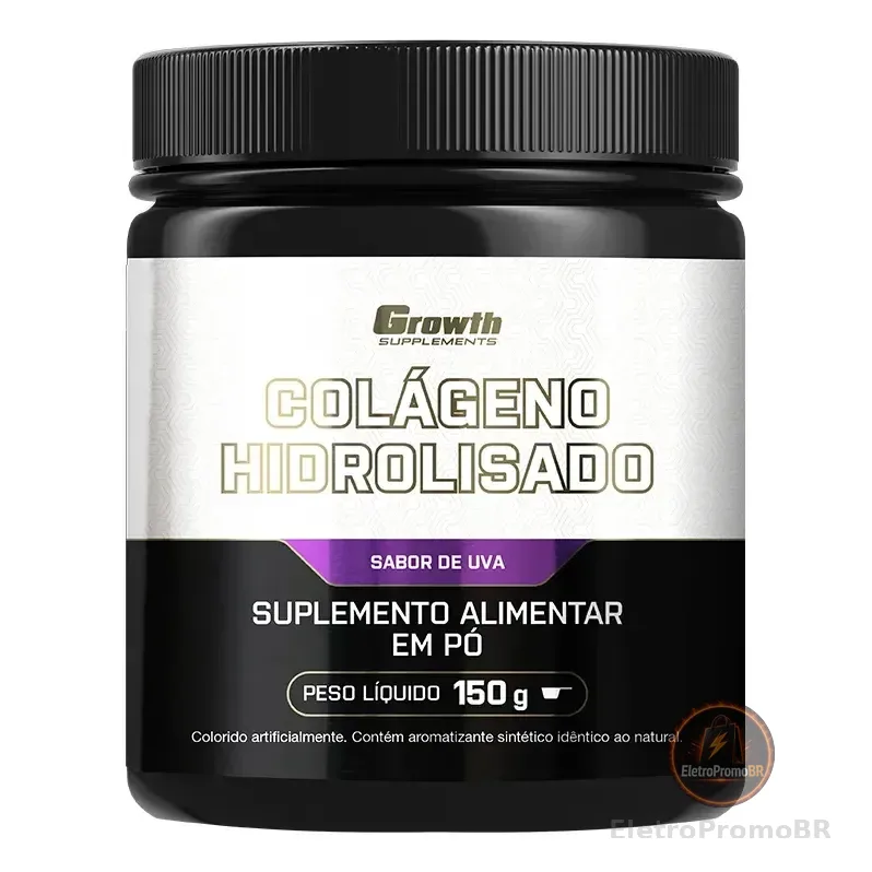 Colágeno Hidrolisado 150g Growth Supplements Uva