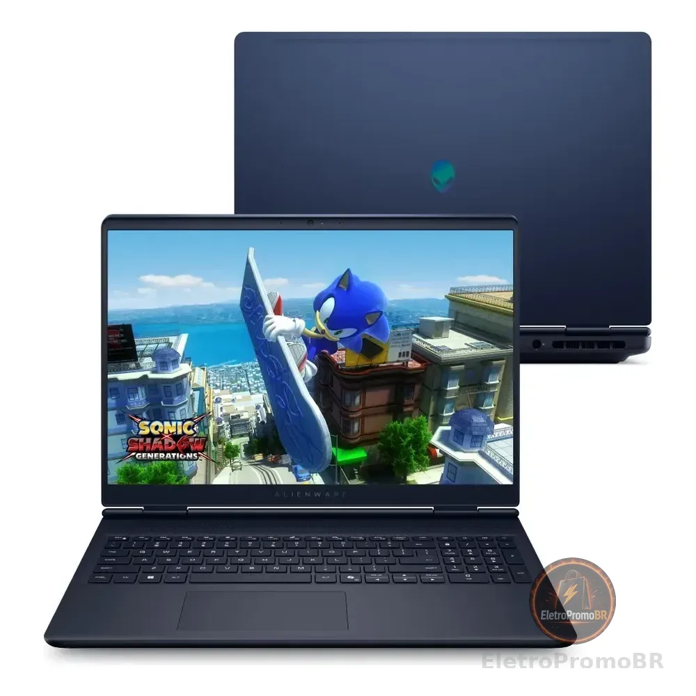 Notebook Gamer Dell Alienware C7 16gb Rtx 4050 W11 - A35 Azul-escuro