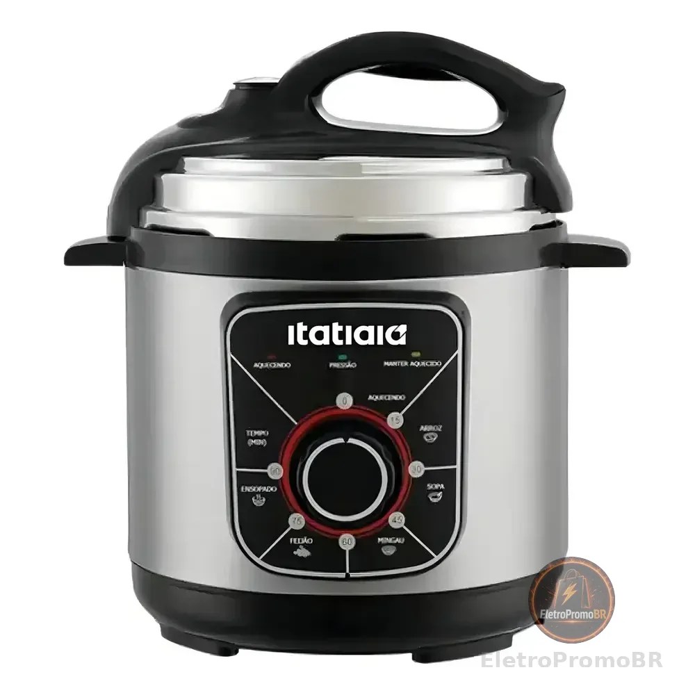Panela De Pressão Elétrica Itatiaia Essencial 3 Litros Inox 127v