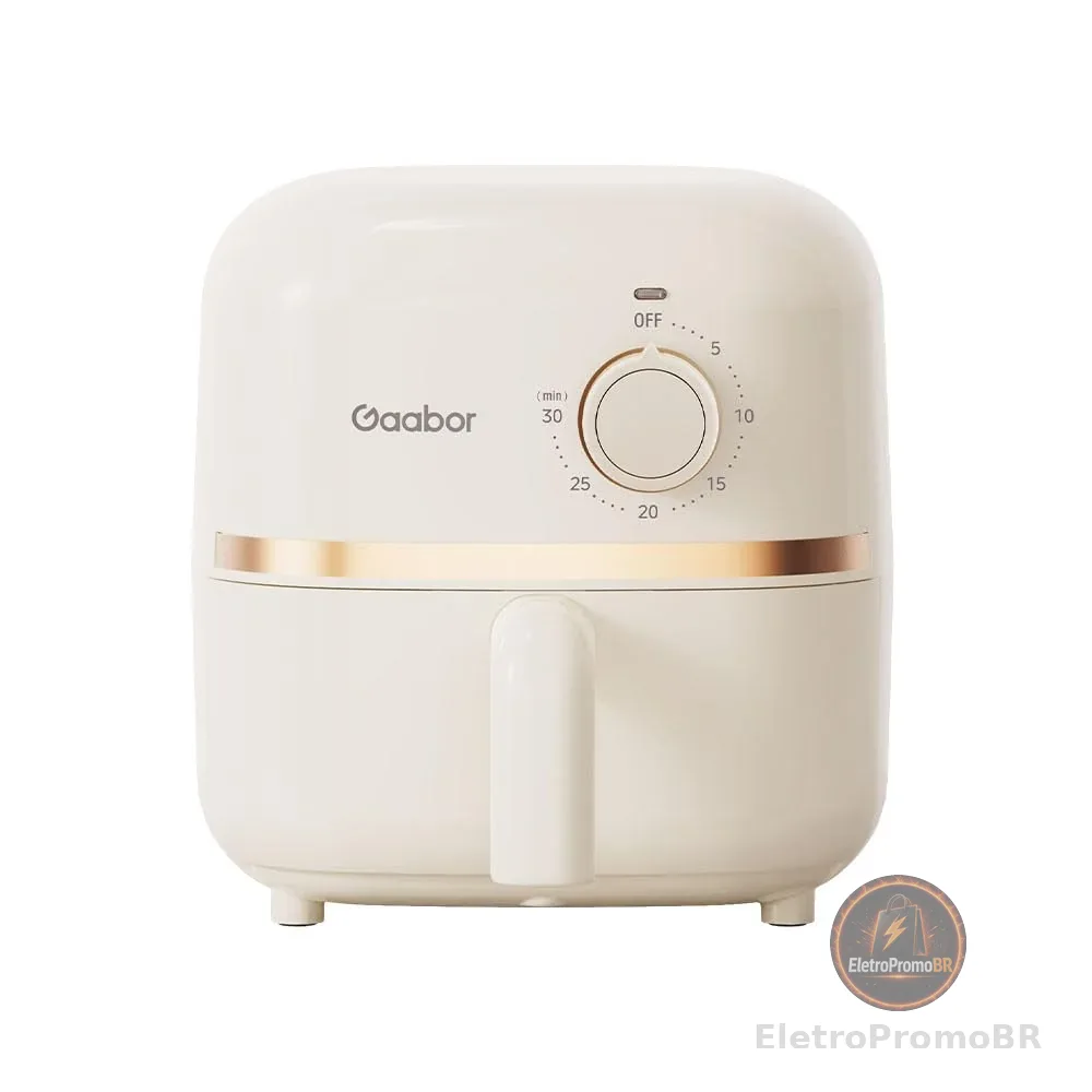 Mini Air Fryer Fritadeira Elétrica Sem Óleo 1.4L Individual 900w 220V - Gaabor