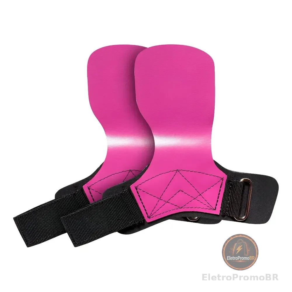 Hand Grip Crossfit Competition Luva Palmar Grip Cross Treino G Rosa