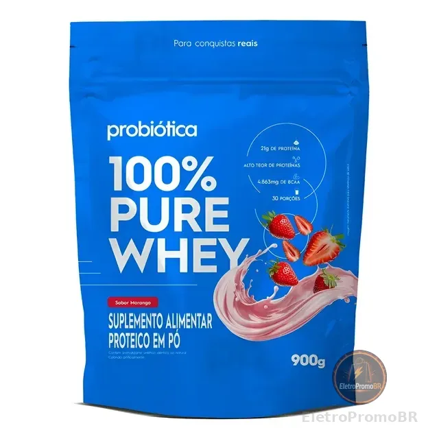 100% Pure Whey 900g Refil - Probiótica