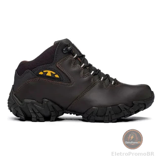 Bota Bull Terrier Bruce Masculina Original Couro Resistente