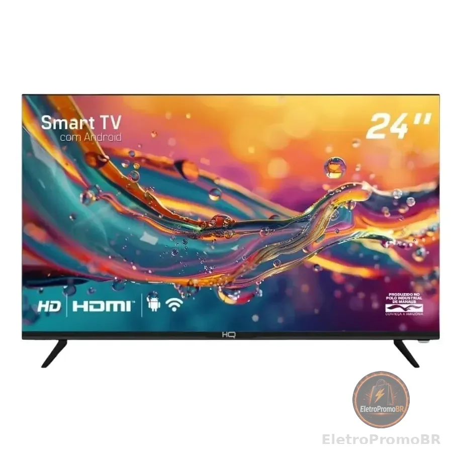 Smart Tv Hq 24 Led 3 Hdmi 2 Usb Wi-fi Android Hqs24nkhm