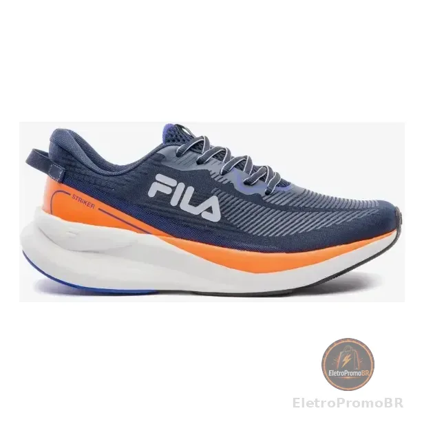 Tenis Fila Masculino Striker Marinho/laranja 41