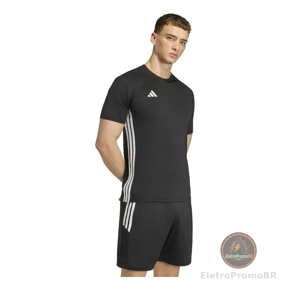 Camisa Masculino Tiro 26 Essentials adidas Preto Caveira G Lisa