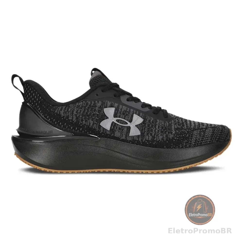 Tênis De Corrida Masculino Charged Skyline 4 Under Armour Preta Lisa 41 Br