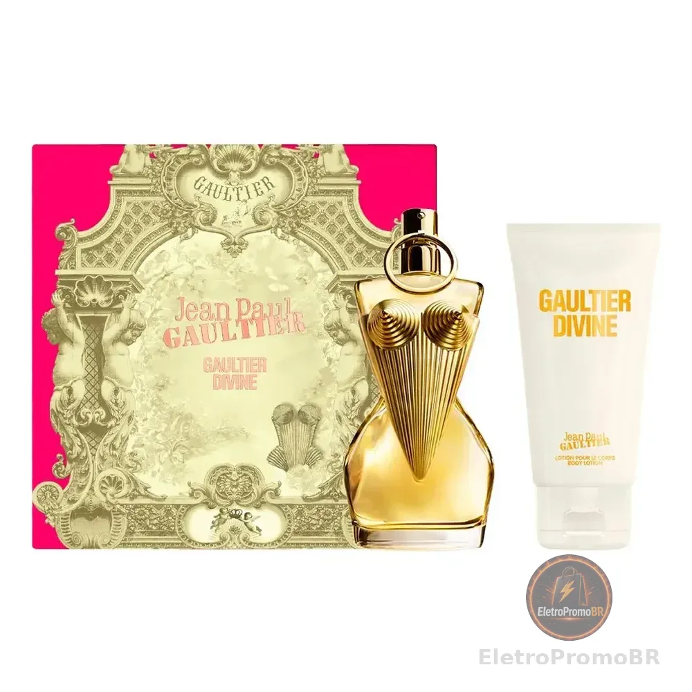 Coffret Jean Paul Gaultier Divine Edp 50ml Perfume Feminino + Creme Corporal 75ml