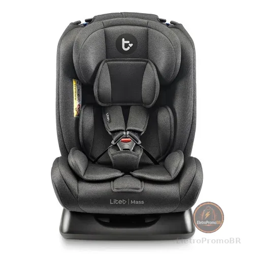 Cadeira Para Auto 0-36 Kg Mass Preta Litet - BB456