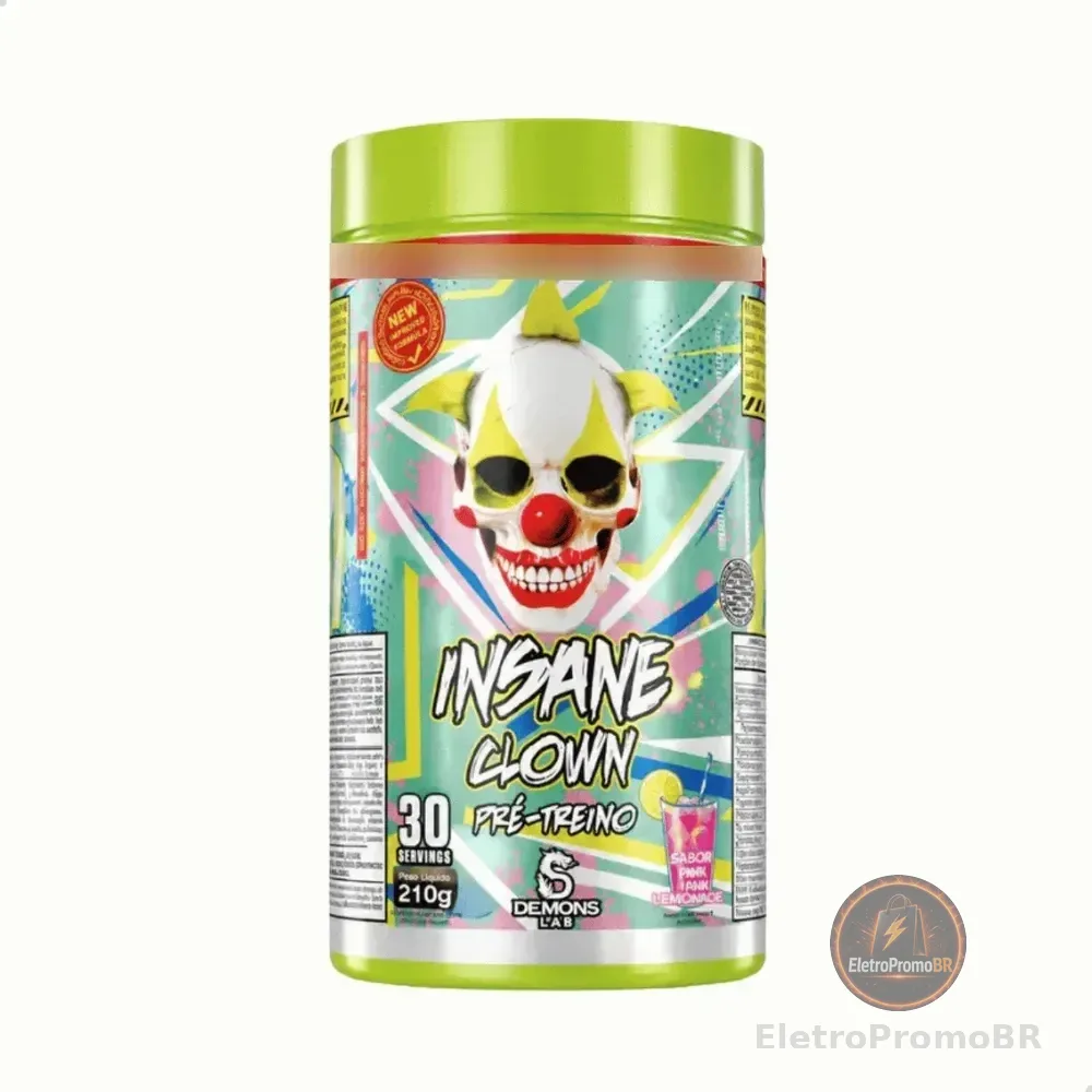 Insane Clown 210g Pré Treino - Demons Lab Limonada Rosa