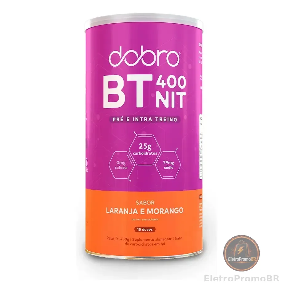 Bt Nitrato Dobro Sabor Laranja E Morango 450g Laranja Com Morango