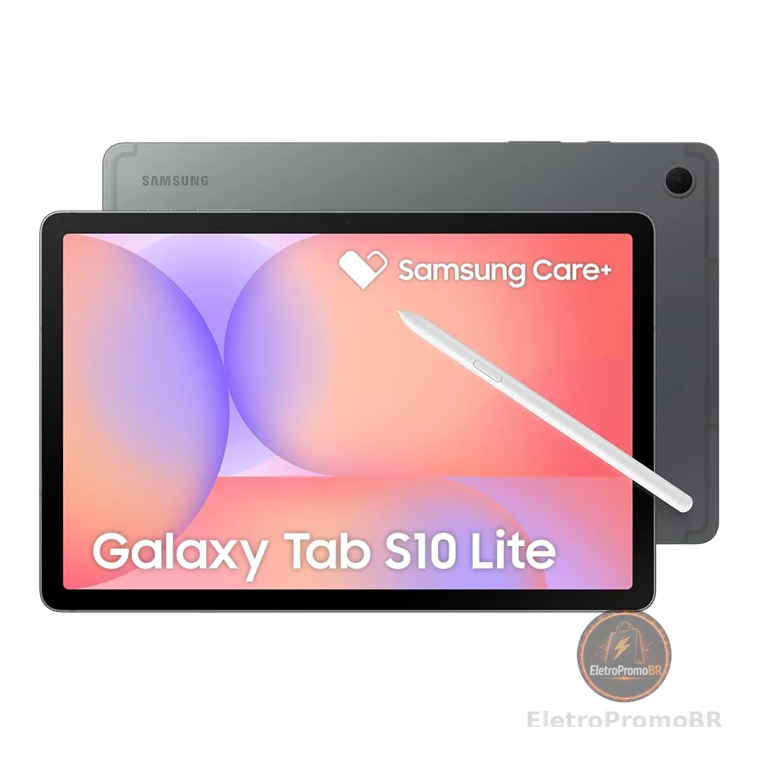 Galaxy Tab S10 Lite, 128GB, Tela 10.9", WIFI, Cinza