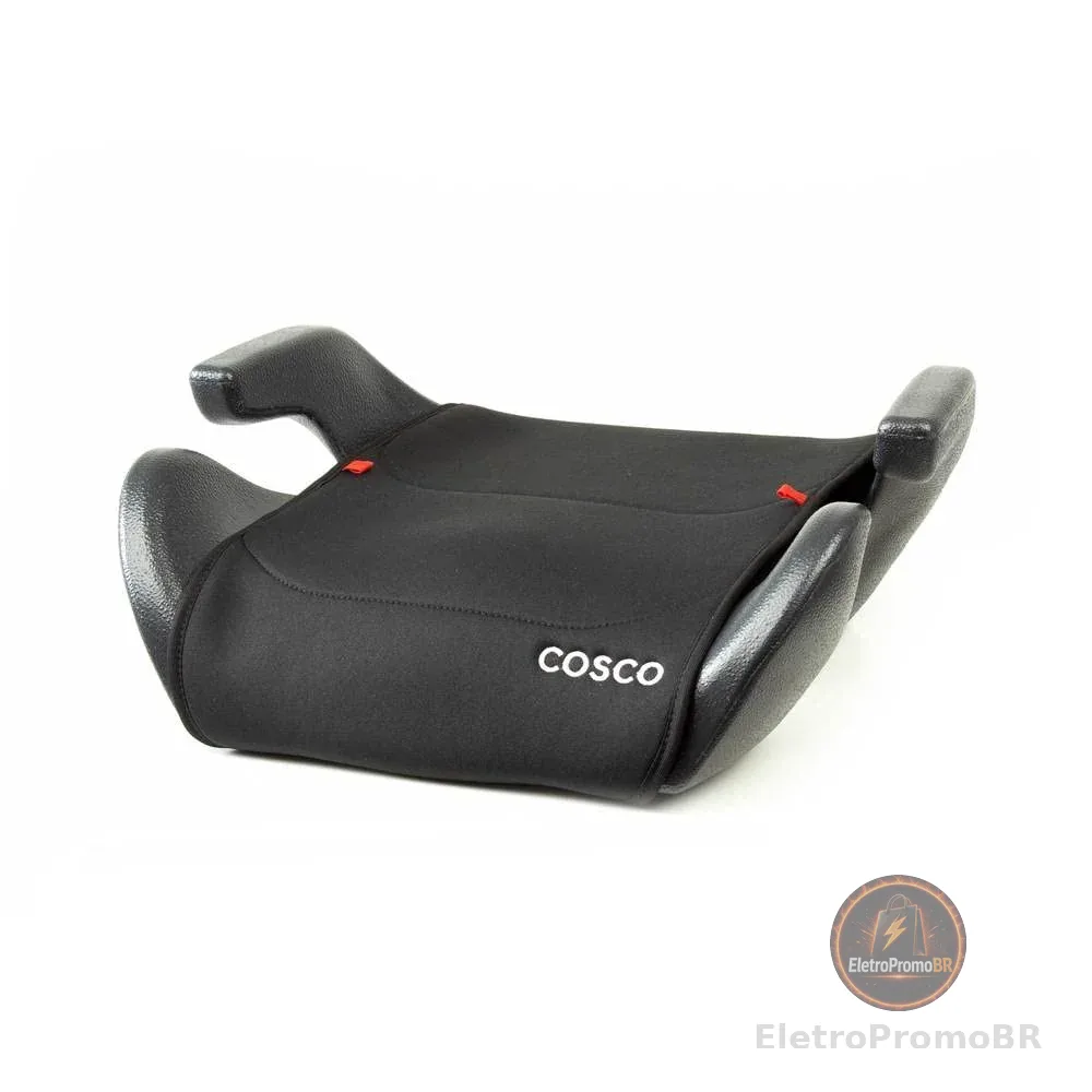 Cosco Kids, Booster Clippy, até 36kg, Preto
