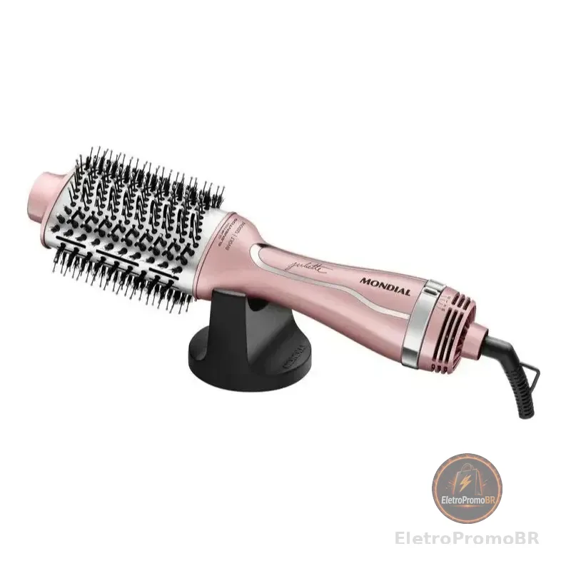 Escova Secadora By Juliette Es-ju-01 3 Em 1 1300w Mondial Rosa 127/220v