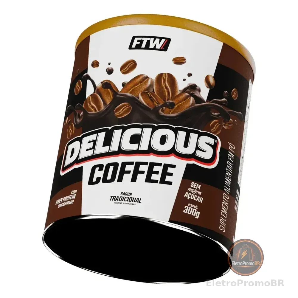 Delicious Coffee Ftw 300g Tradicional Proteico Energia E Performance