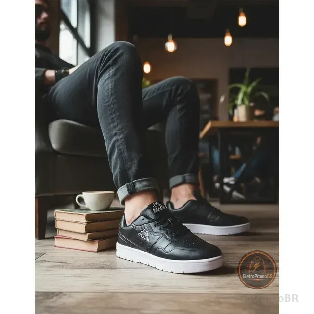 Tênis Casual Kappa Zenit Masculino Unissex Conforto