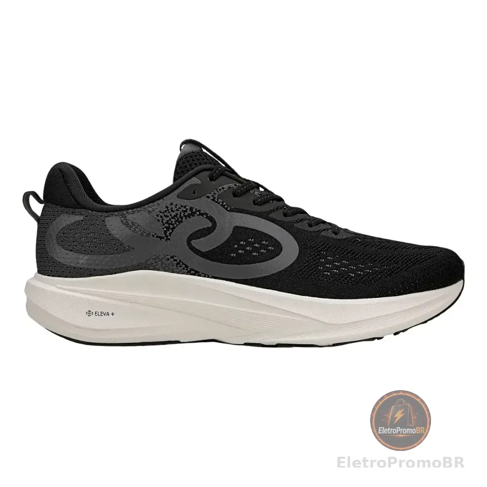 Tênis De Corrida Masculino Olympikus Challenger 6 Original Preto/cinza Lisa 41 Br
