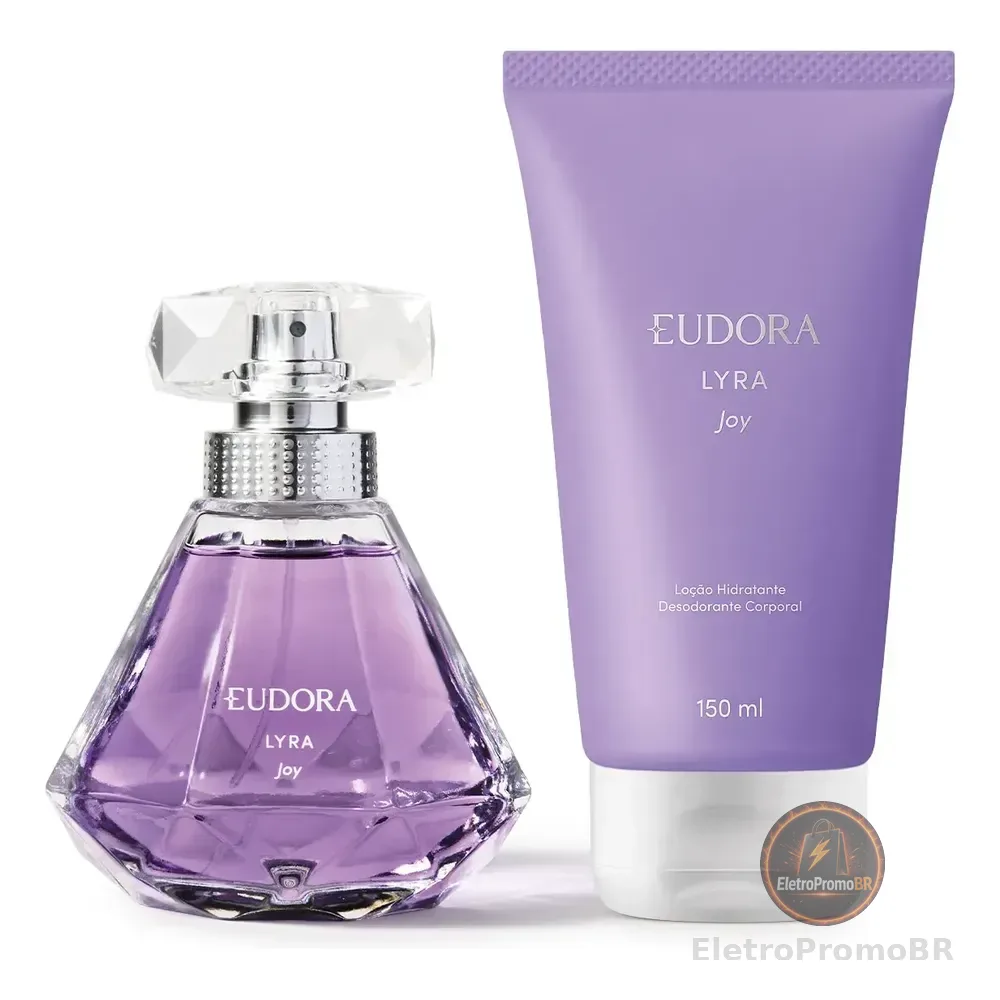 Combo Lyra Joy: Desodorante Colônia 75ml + Loção Corporal Lyra Joy 150ml