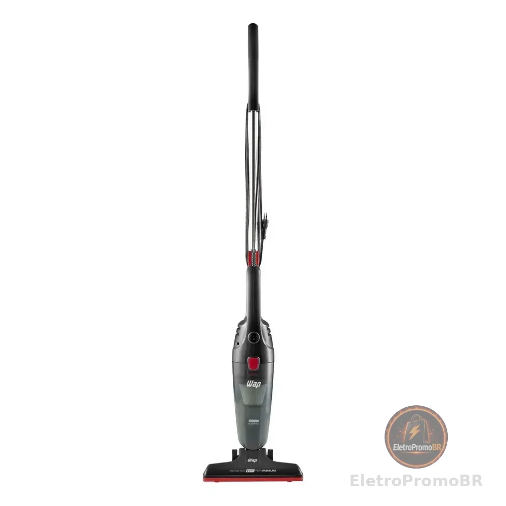 Aspirador De Mão Wap High Speed Black 1.2l Preto E Vermelho 60hz Preto/vermelho 127v