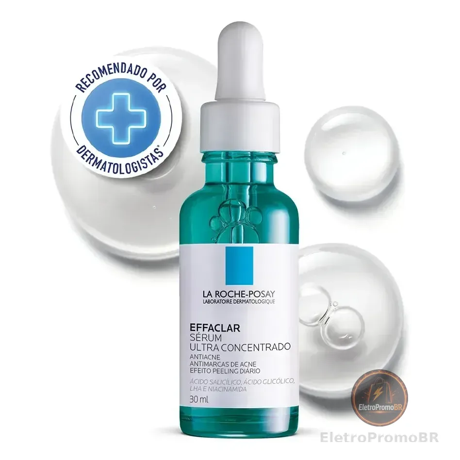 Sérum Ultra Concentrado Antiacne, Cravos E Marcas , Efeito Peeling Suave, Não Comedogênico Peles Oleosas E Acneicas Effaclar La Roche-posay 30ml Todo Tipo De Pele Dia/noite