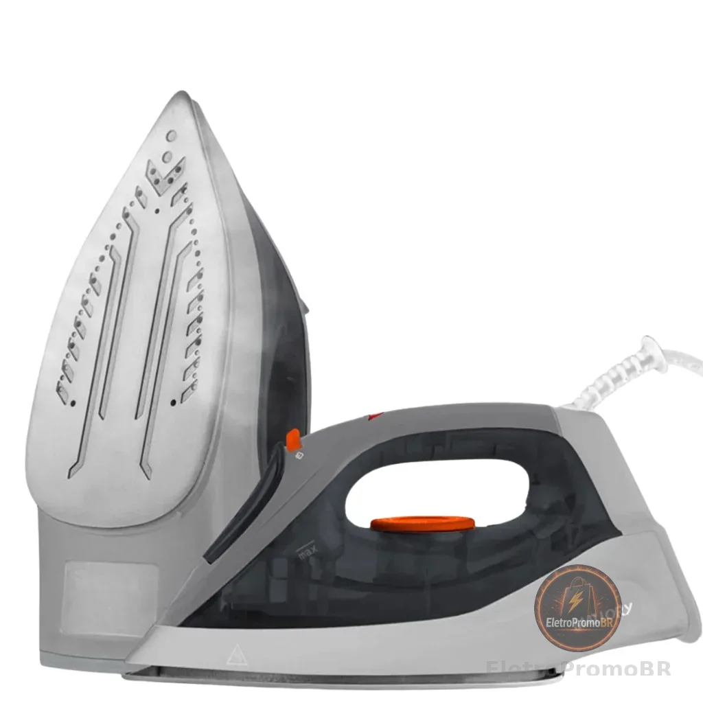 FERRO DE PASSAR A VAPOR E SECO ANTIADERENTE JUPITER MAXX 1200W 127V