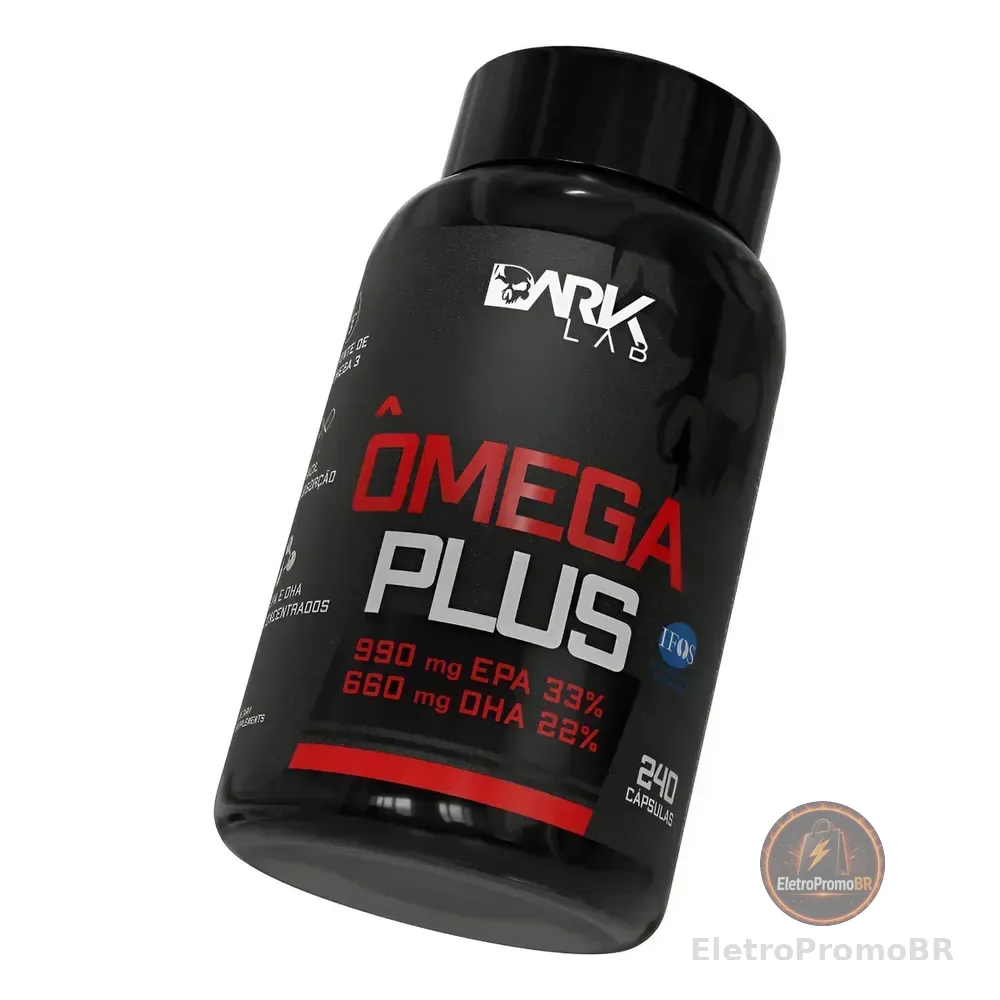 Omega Plus 240 Caps Dark Lab Sem Sabor