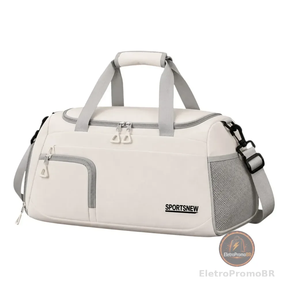 Bolsa Mala Viagem E Academia Dia Dia Grande Para Trabalho Offwhite
