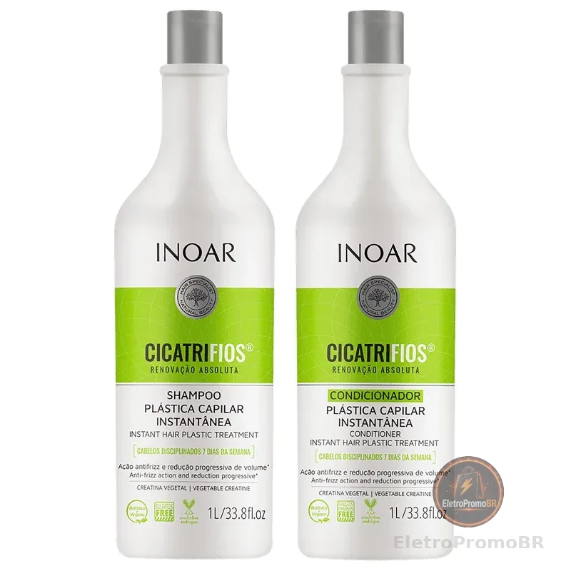 Kit Inoar Cicatrifios Shampoo e Condicionador 2L