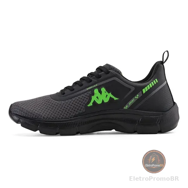 Tênis Kappa Run 200 Original Caminhada Academia