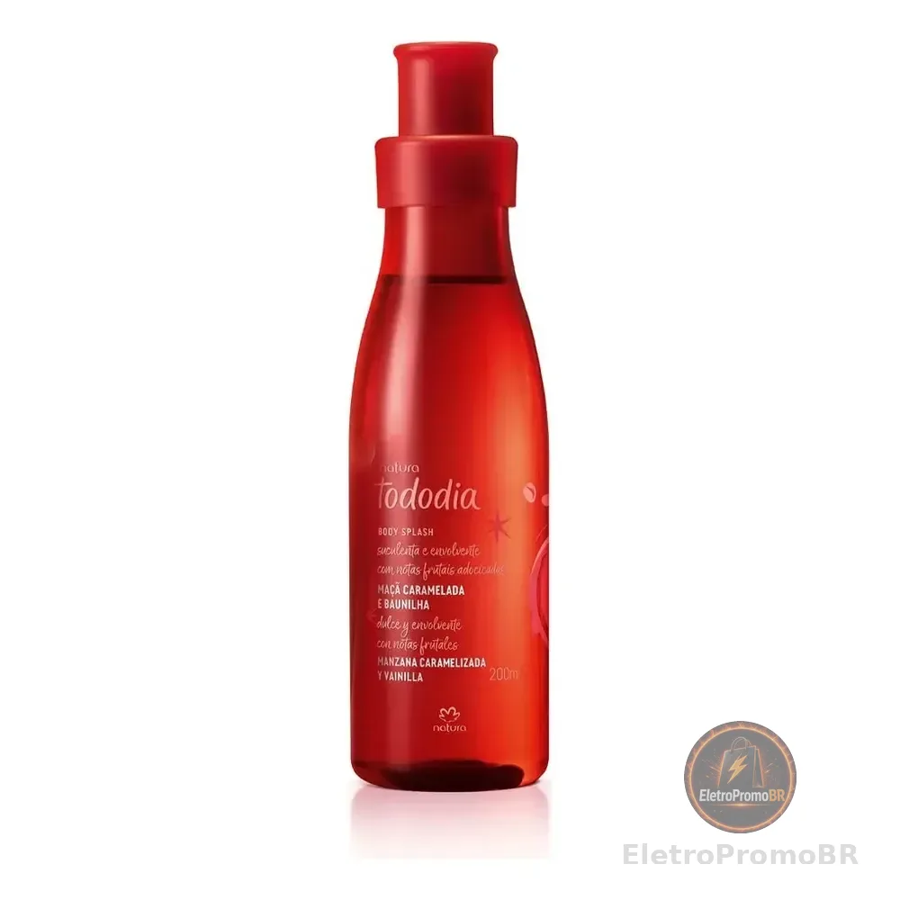 Body Splash Natura Tododia Maçã Caramelada E Baunilha 200 Ml