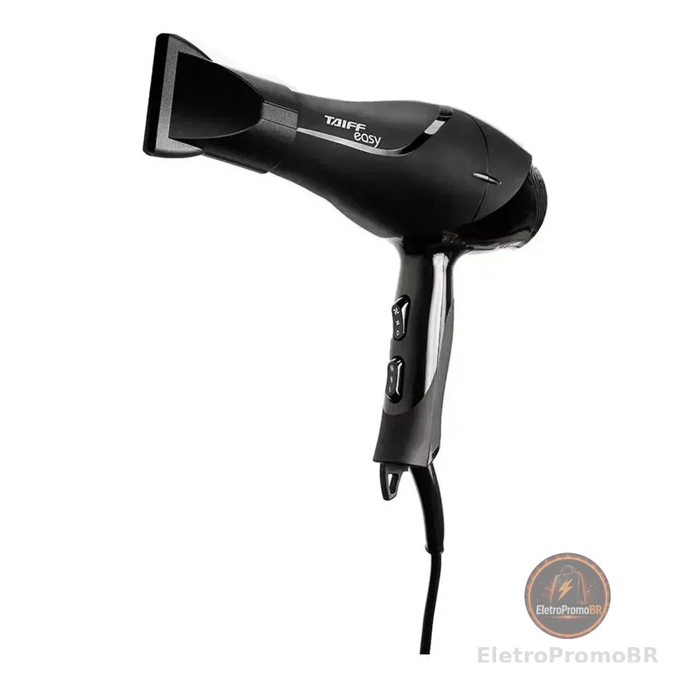 Secador De Cabelos Motor Ac Profissional Easy 1700w Taiff Preto 220v