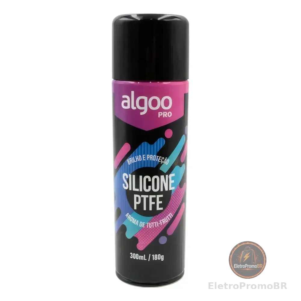 Algoo Pro Proteção Brilho Silicone Ptfe Spray 300ml P/bike