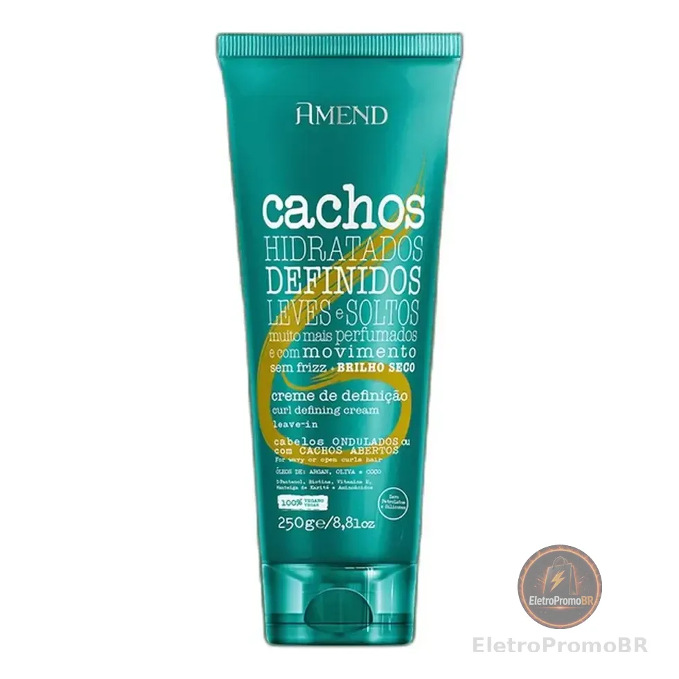 Amend Cachos Ondulados E Abertos - Leave-in 250g Blz Única